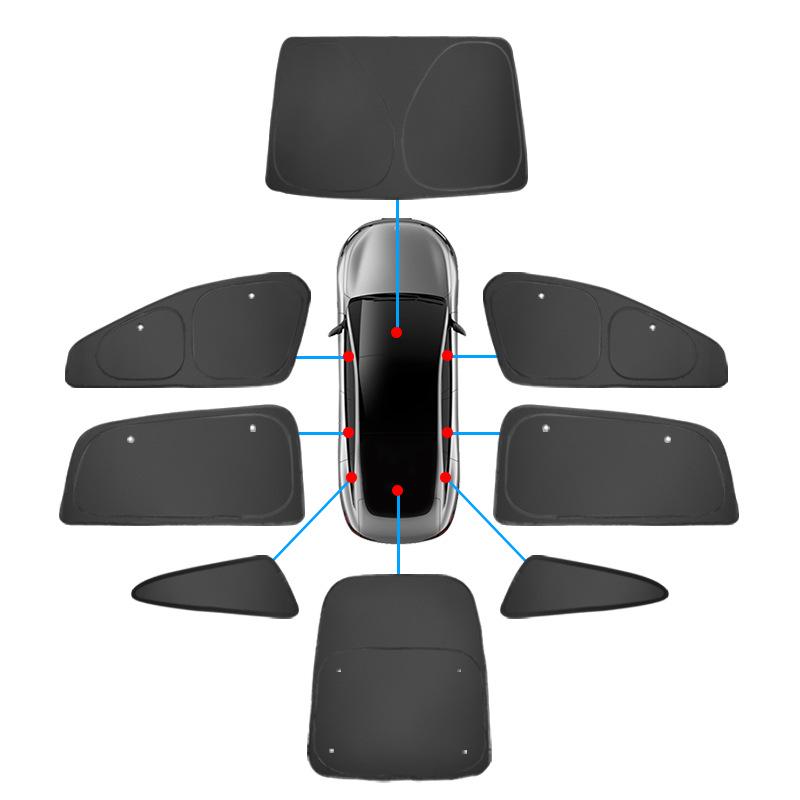 Leapmotor C01/C11 Window Sunshade: Privacy, Lightproof, Heat Insulation, Anti-Peeping Protection