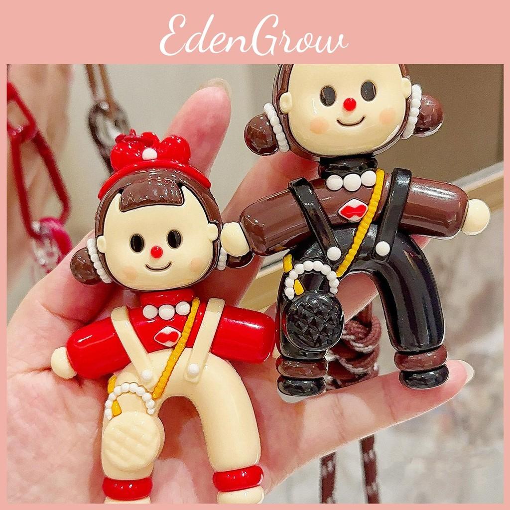 Girl Little Creative Forked Cartoon Keychain Pendant For Car And Backpack Decor