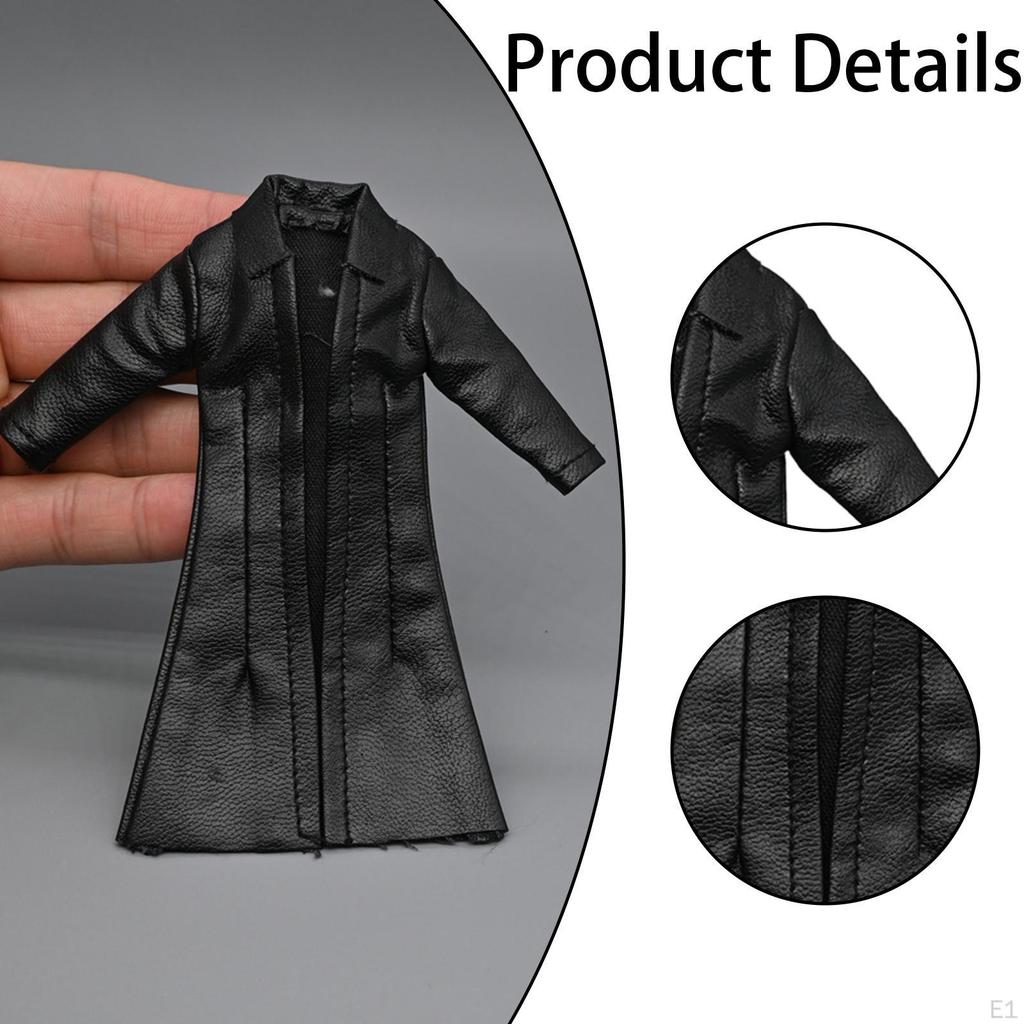 1:12 Scale Action Figures Coat Doll Clothes Dress up Collections for 6 inch Girl Dolls 6"