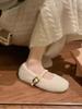 Ballet Style Increases with the Word Fluffy Mary Jane Autumn and Winter New Models Transcendent Foreign Style Gentle Soft Sole Velvet Single Shoes Wom