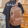 New Converse Straight Edge Polyester Backpack Regular Unisex Brown 10023003-A03