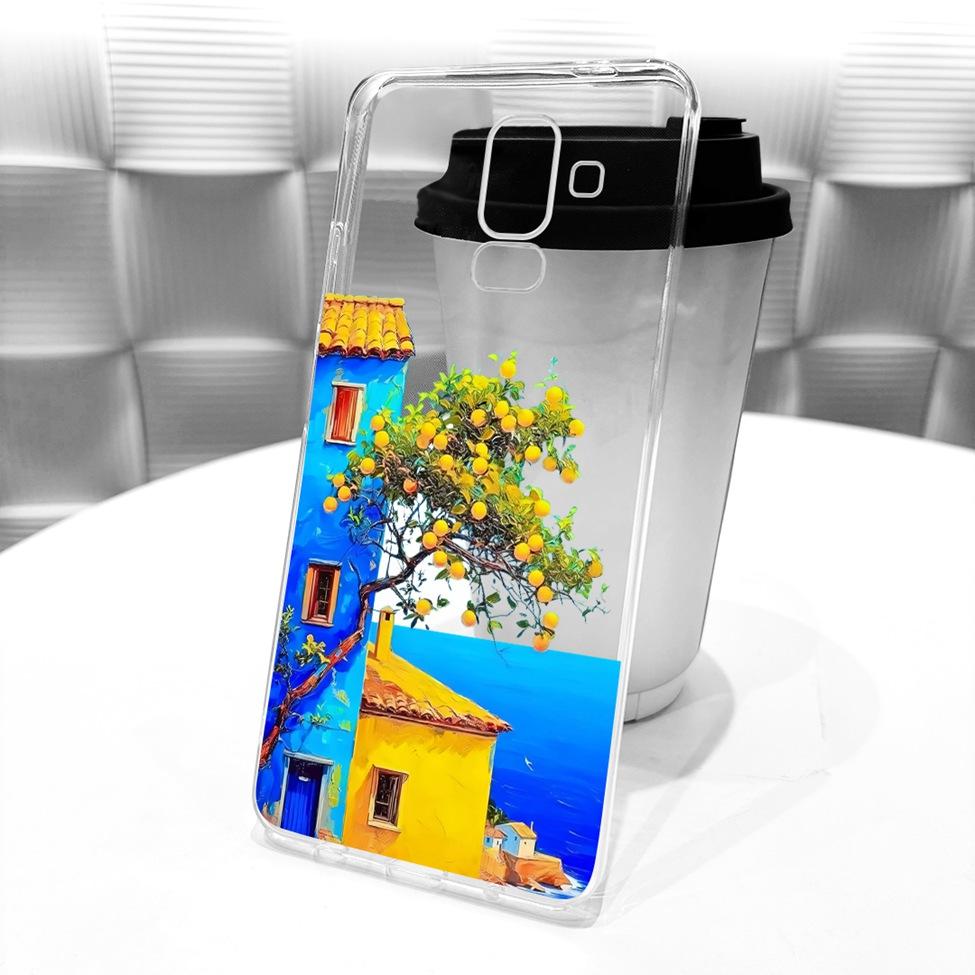 Clear Cover For Samsung J8 2018 Case SM-J810G Cute Cat Fashion Butterfly Funny 2D Painted Casing For Samsung Galaxy J8 2018