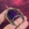 Star Amethyst Gemstone Pendant Copper Wire Wrapped Pendant Latest Design Jewelry