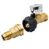 Propanes Connection Quick Connecting Adapter Brass Propanes Fitting Camping Accessories for Travel Trailer Grills