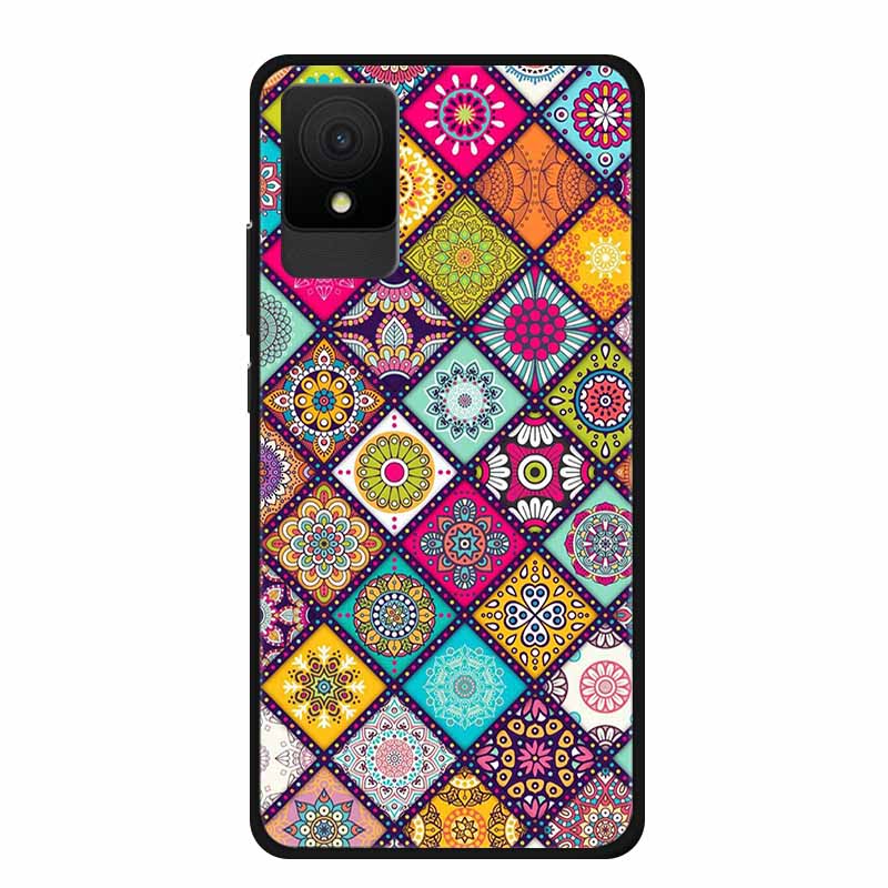 For TCL 501 Case Luxury TPU Soft Silicone Back Cover Phone Cases for TCL501 6 Inches T433D Protective New Bumper Lovely Funda