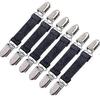 6pcs Winter Mitten Clips Elastic Stainless Steel Gloves Clips