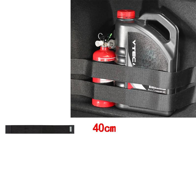 Bil Rygg Bak Bak Bagageförvaring Nätsäte Elastiskt snöre Nät Magic Sticker Mesh Förvaringsväska Interiör lagringsnätverk