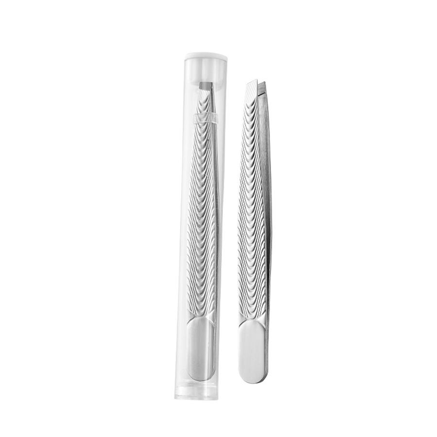 Eyebrow Tweezers Stainless Steel Precision Slant Tweezers Facial Hair Removal Beauty Tools Eyebrow Clips Hairs Puller Rainbow