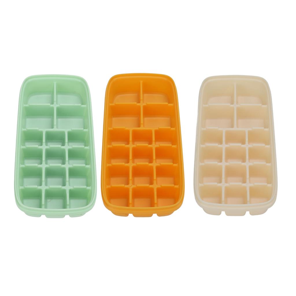 Ice Cube Tray Office Home Large Capacity Ice Making Soft Reusable Silicone Ice Tray Mold for Beverag