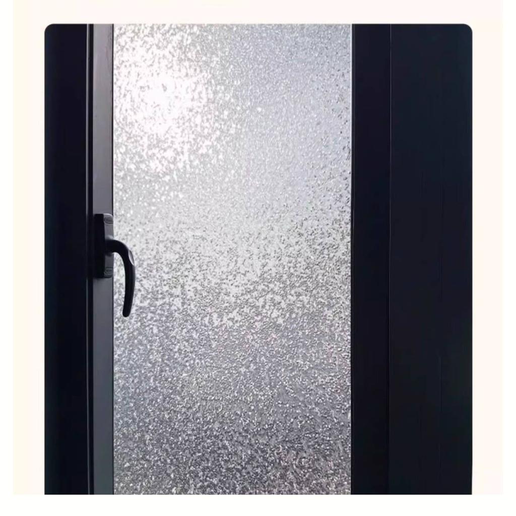 3D schwebendes Licht Sichtschutz-Fensterfolie – Dicke statisch haftende Vintage-Milchglas-Aufkleber, ohne Klebstoff, transluzent, aber blickdicht, Badezimmer- und Wohnzimmer-Dekoration