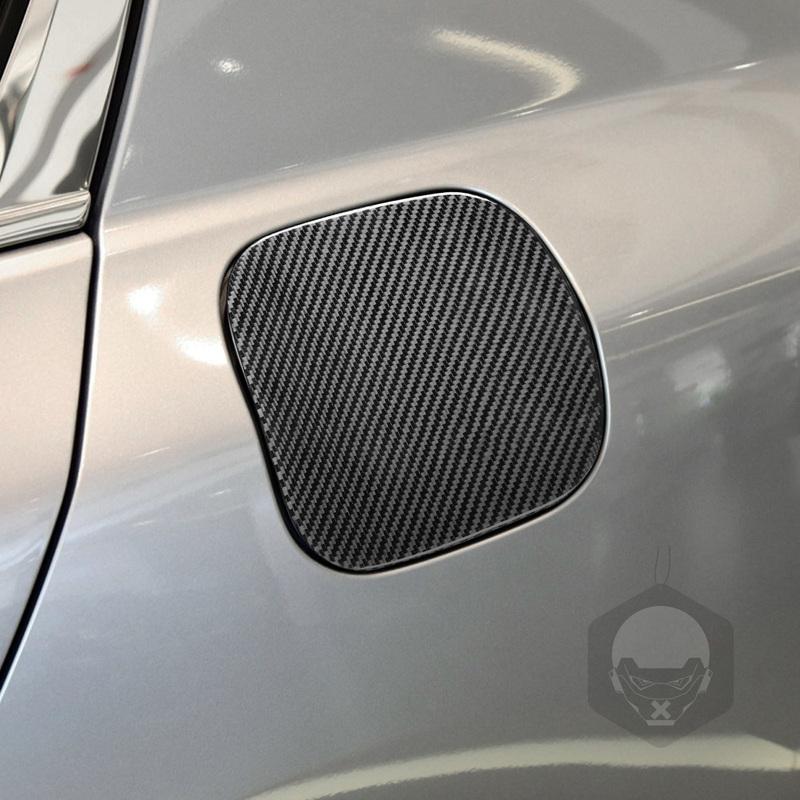Real Carbon Fiber Car Accessories Fuel Gas Cap Decorative Panel Cover Soft Sticker For Honda Accord 9th Gen 2014 2015 2016 2017