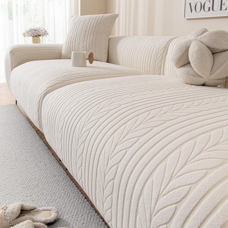 Elastic Thickened Polar Fleece Sofa Cover New All Season All Inclusive Universal Cover