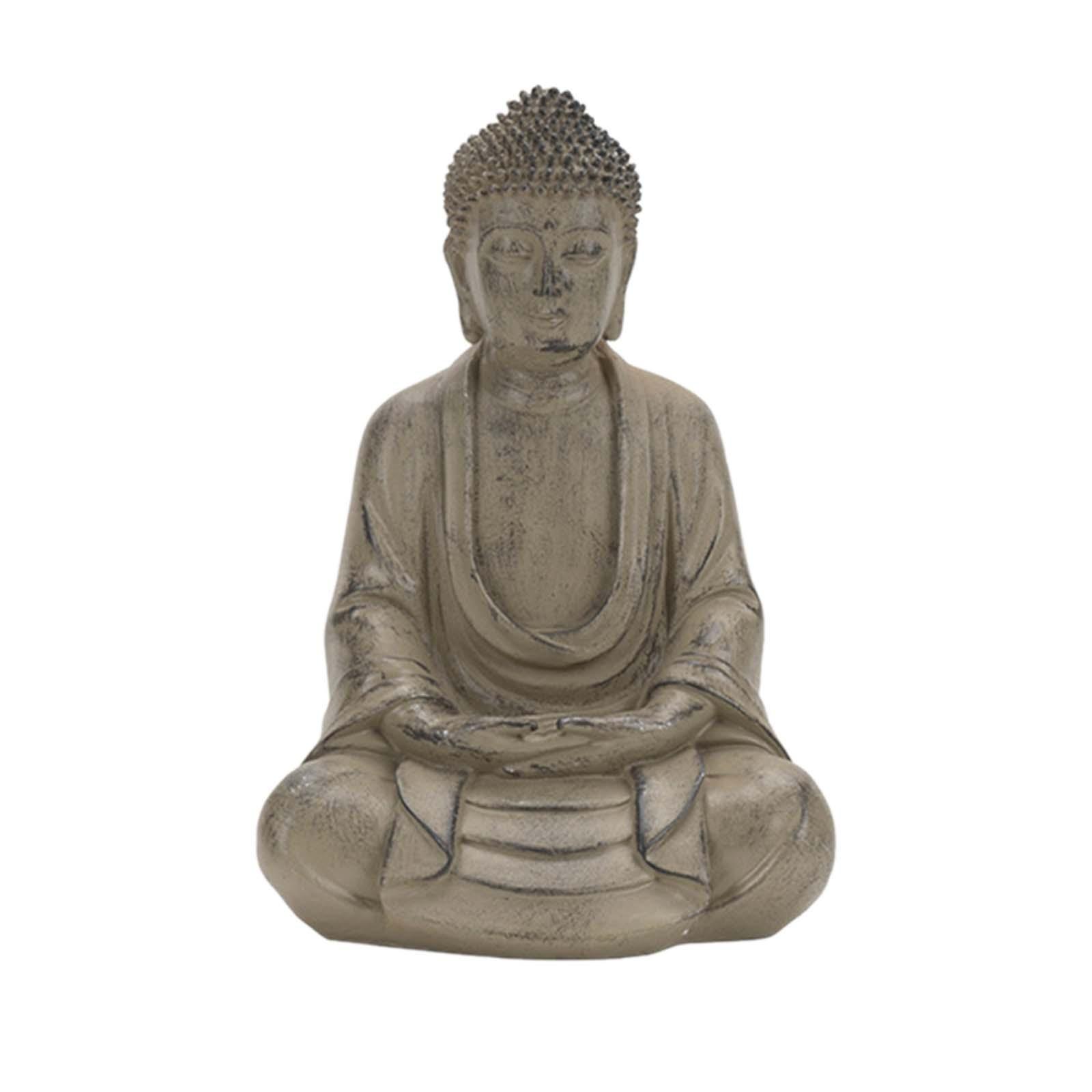 

Buddha Statue Buddha Collectible Decorative Artwork Craft Vintage Style Buddha Ornament for Living Room Table Outdoor Home Decor