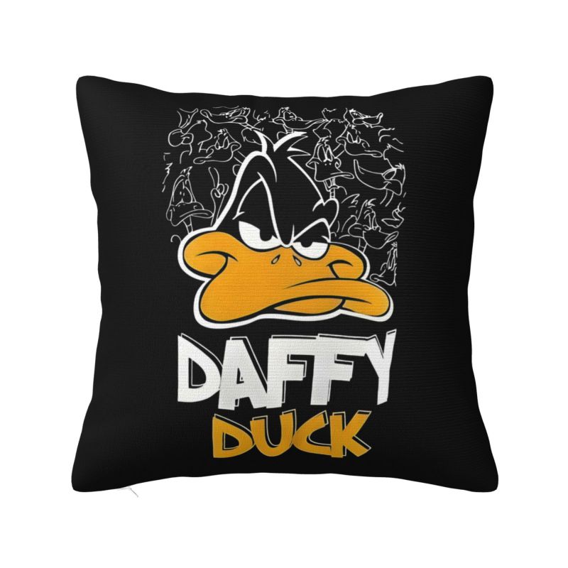 

Custom Nordic Zombie Daffy Duck Anime Sofa Cushion Cover Soft Disney Cartoon Kawaii Pillow Case Decoration 12x12Inch