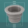 Home Kitchen Bottom Outer Diameter 3.3cm 1.3inch Washing Machine Drain Holder Strong Sealing High-Quality Silicone