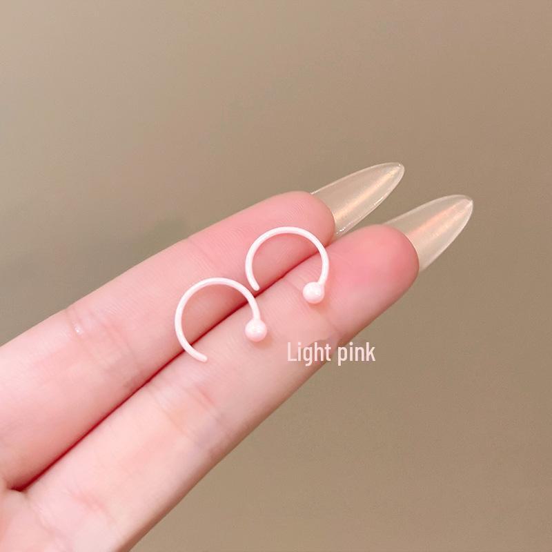 High-end Colorful Geometric Ceramic Earrings - Comfortable for Sleeping, Unique Design.