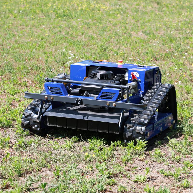 CE EPA All Terrain Tracked RC Lawn Mower Embankment River Slope Remote Control Grass Cutter