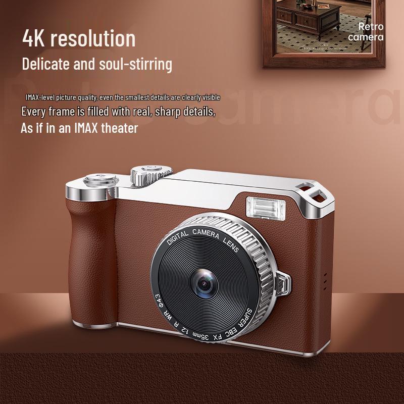 Entry-Level HD Digital Camera for Students - Compact Self-Timer & Travel Use