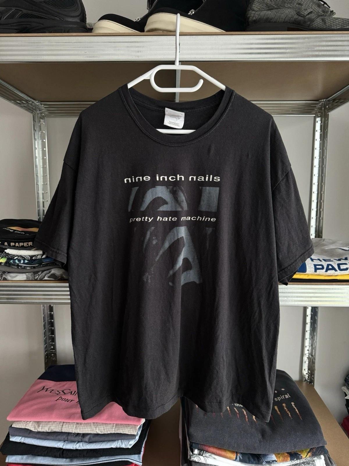 

Винтажная футболка рок-группы Nine Inch Nails Pretty Hate Machine 90-х Мужская Размер XL XL