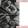 Carbon Fiber Gear Shift Box Panel Cover Trim For Kia K3 Forte Cerato 2019-2022