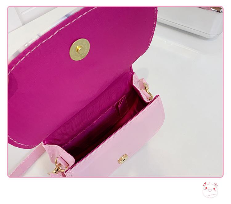 Princess-Style Cartoon Crossbody Bag - Cute Handheld Shoulder Purse for Girls