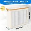 Oxford Cloth Toilet Paper Dispenser Box For Small Spaces Space Saving Bathroom Tissue Holder With Lid