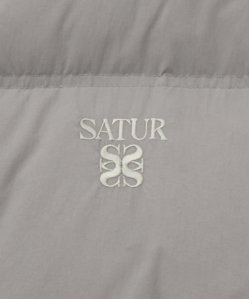 Satur Lauren Puffer Duck Down Padded Jacket Grey