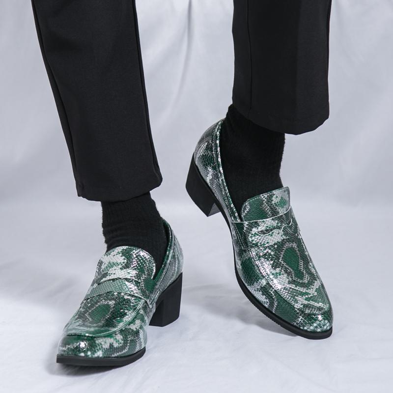 New Designer Men High Heel Shoes Heighten 6CM Dress Shoes Man Pointed toe Shoes Leather Wedding Shoes for Men Oxfords