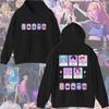 KPop Devil Hunter Sweatshirt Hooded Children's Spring and Autumn Outfit Rumi Mira Zoey Cartoon Anime Girl Long Sleeved Top