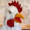Funny Head Mask Carnival Rooster Animal Latex Mask Festival Stage Performance Props Elastic and Stretchy Material