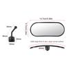 Baby Car Mirror Adhesive Mount Wide Angle Backseat Monitor Automotive Rearview Baby Observation Mirror for Windshield