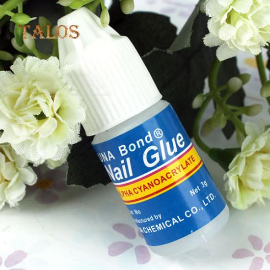 5 Pcs Pro DIY Adhesive Transparent Nail Glue Acrylic Tips Manicure Decor Tool