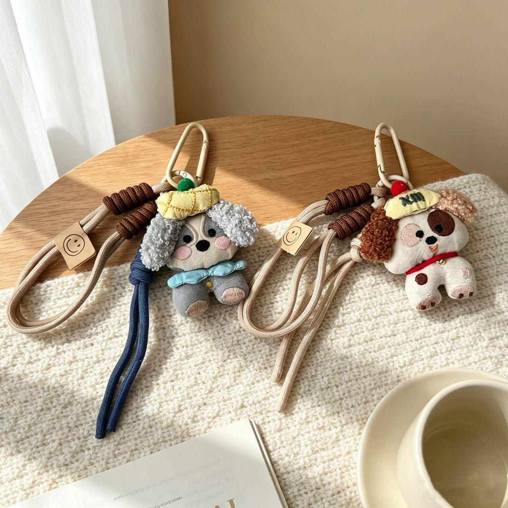 Cute Cartoon Dog Pendant Keychain Ornament