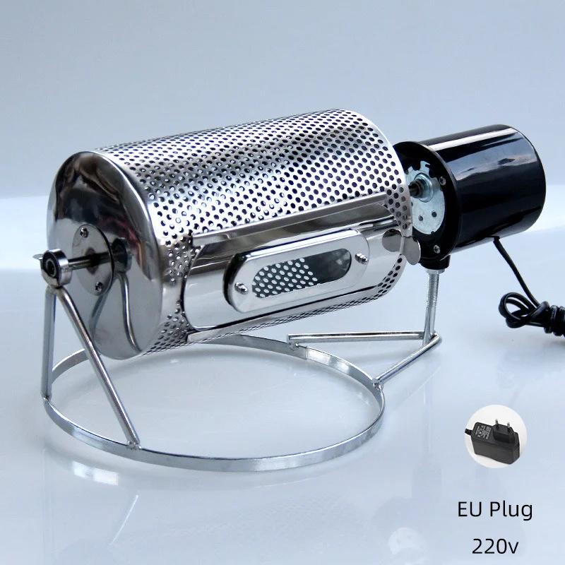 

Маленькая кофемашина из нержавеющей стали для обжарки зерен, машина для выпечки бобов, домашняя электрическая машина для жарки сухофруктов, машина для жарки бобов