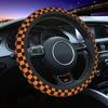 Ten color checkerboard pattern car steering wheel cover Universal 15-inch steering wheel cover