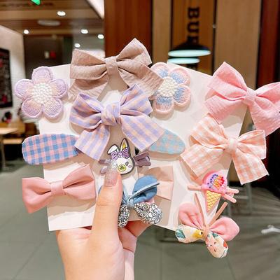Princess Hair Accessories Cloth Hair Bow Clips & Barrettes for Baby Girls Toddlers Teens Kids