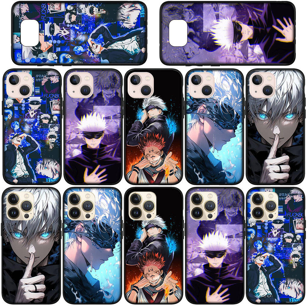 Case for iPhone 17 16 15 Xiaomi Poco F8 F7 X7 X6 M8 C85 C75 C71 Redmi Note 14 13 12 11 Pro Max A3 A4 14C 13C 15C Cute Gojo Satoru Jujutsu Kaisen Cover