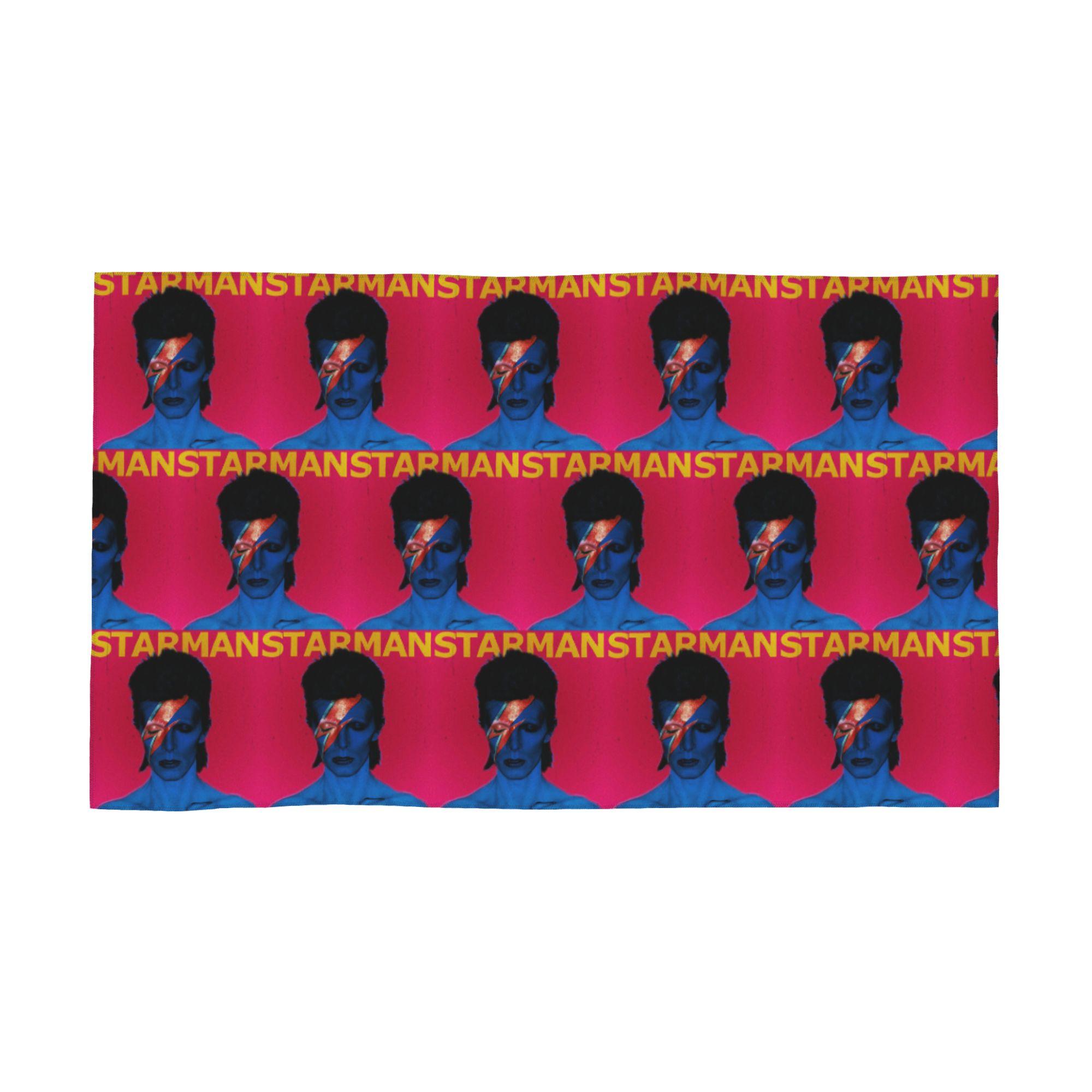 

davids bowied Soft Face Towel Quick Dry Pool Bath Cotton Towels Absorbent Quick W30*H60(CM)
