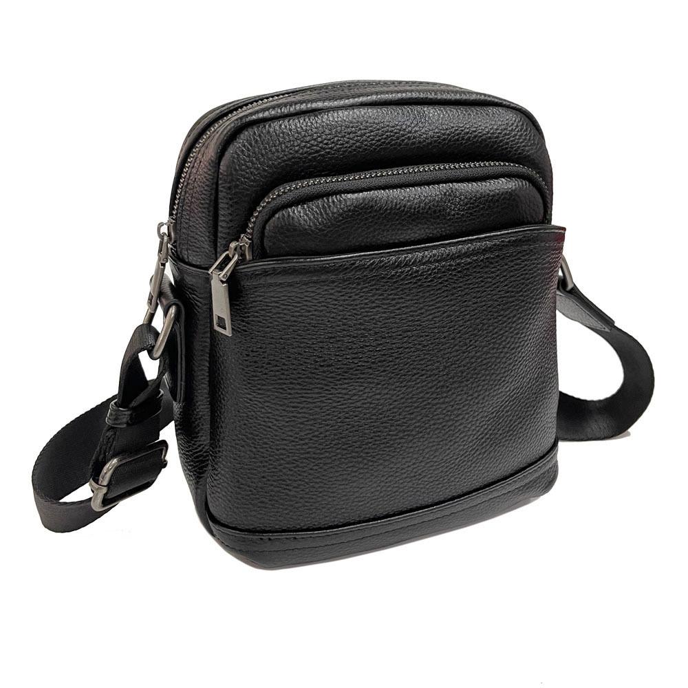 All-Leather Men'S Shoulder Bag Vertical Leather Men'S Bag First Layer Cowhide Messenger Bag Business Trend Casual Bag