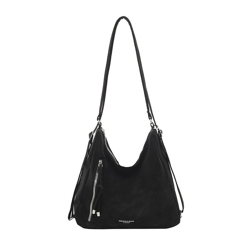 

Slack retro matte commuter shoulder bag new multipurpose women s shoulder backpack large capacity messenger bag чёрный