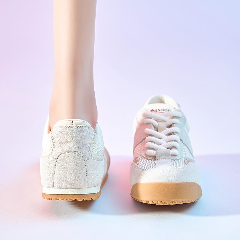 Augustine mesh Forrest Gump shoes women's 2025 new summer thin casual sports training shoes flat baseplate shoes