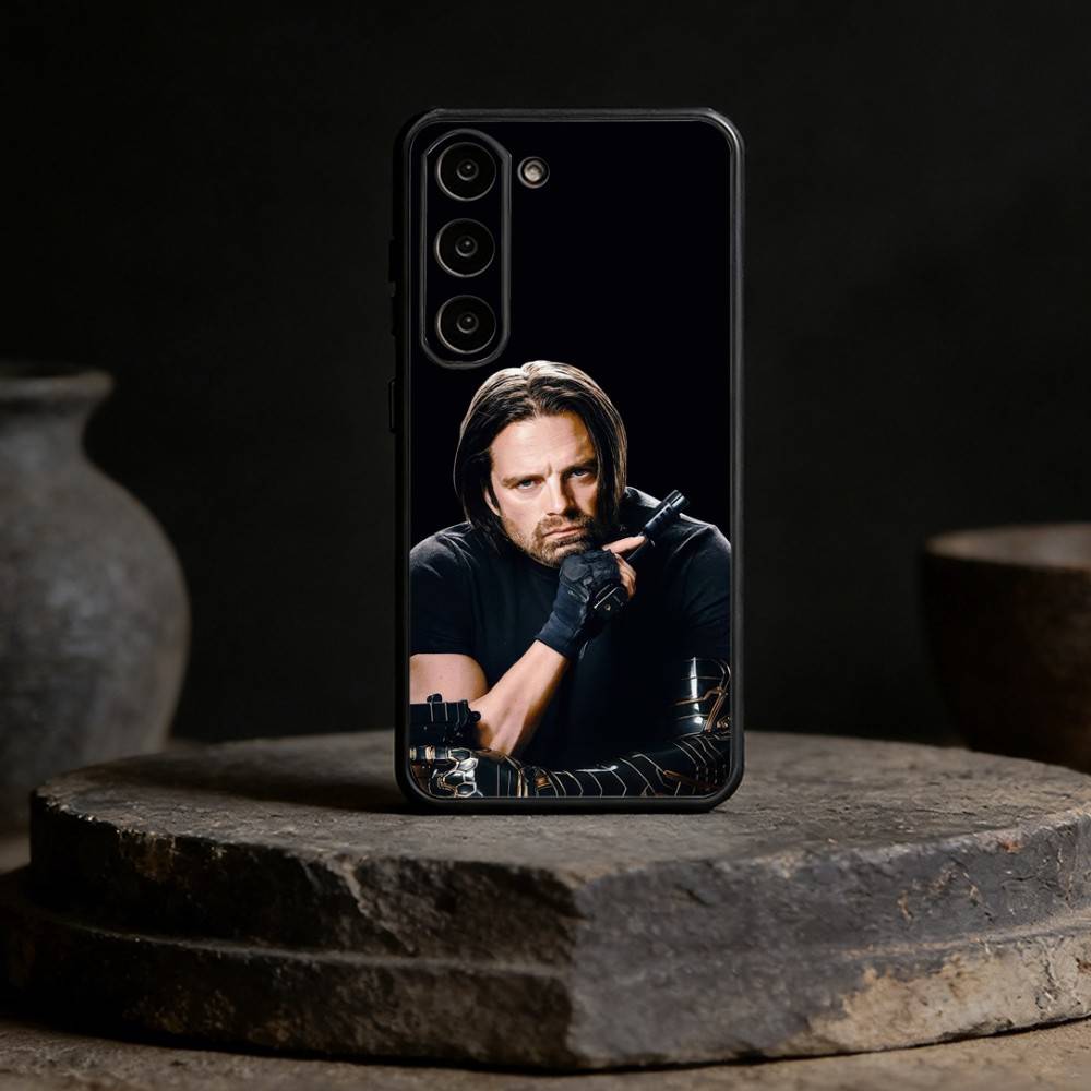 Actor S-Sebastian Stan Phone Case For Samsung Galaxy A91,80,73,72 ,71,53,52,32 ,31,22,21s,20,Soft Black Case