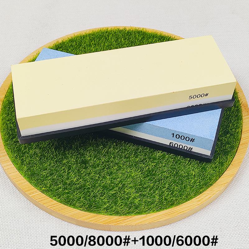 Schleifstein Messerschärfer Professioneller Schleifstein Dual Side Set Schleifen Shapner Wasser Wetstone Küchenzubehör Werkzeuge