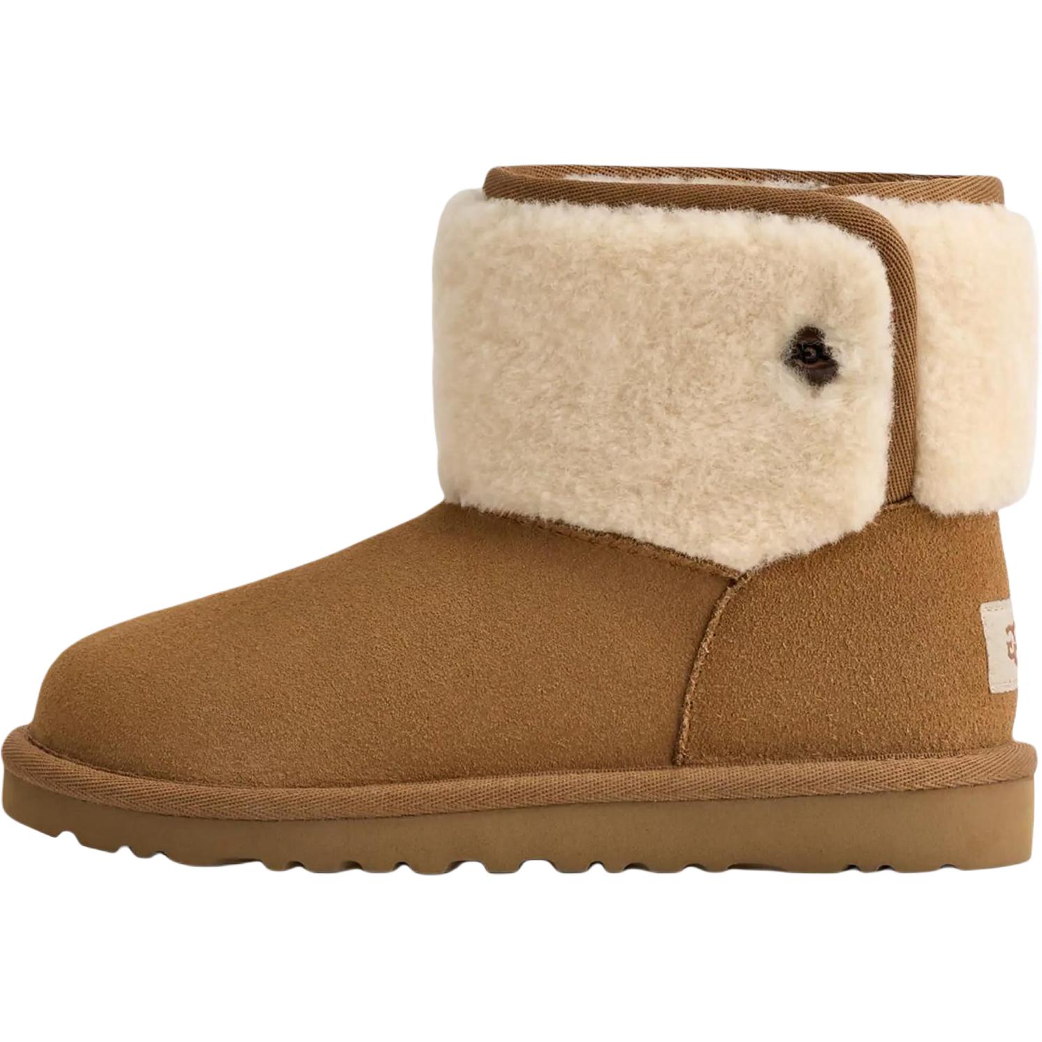 UGG Classic Heritage Entry Comfortable Versatile Kids Snow Boots Kids snow boots Brown 1174610K-CHE 37
