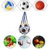 2PCS Basketball Carrying Net Bag Mesh Balls Bag Practical Portable Hand Made Football Net Bag for