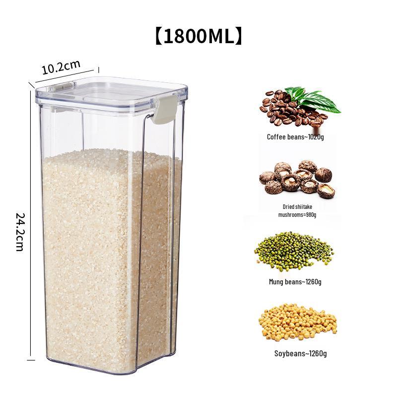 Transparent Food-Grade Plastic Storage Jar for Soups