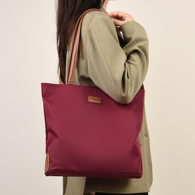Tote Bag for Women, Simple and Fashionable Oxford Cloth Bag, New High-end Style, Large Capacity Tote Bag, Casual Women's Shoulder Bag