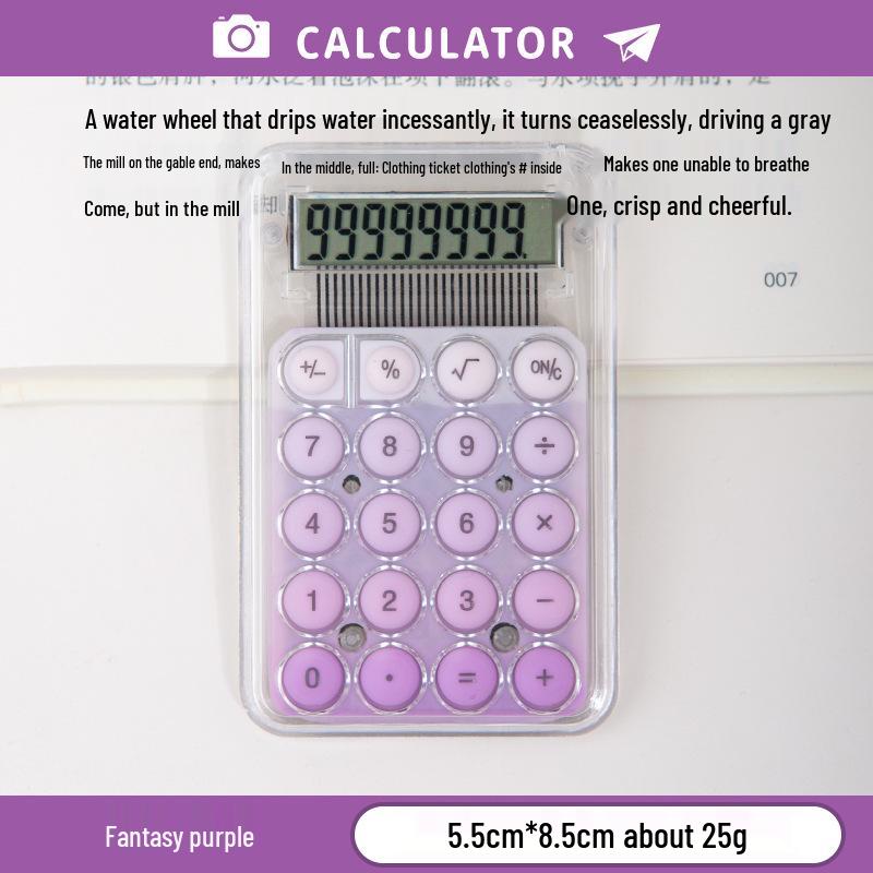 Cute Mini Calculator for Students and Office