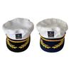 Adjustable Cotton Sailors Hat Classical 2000s Embroidered Cosplay Hat For Women And Men