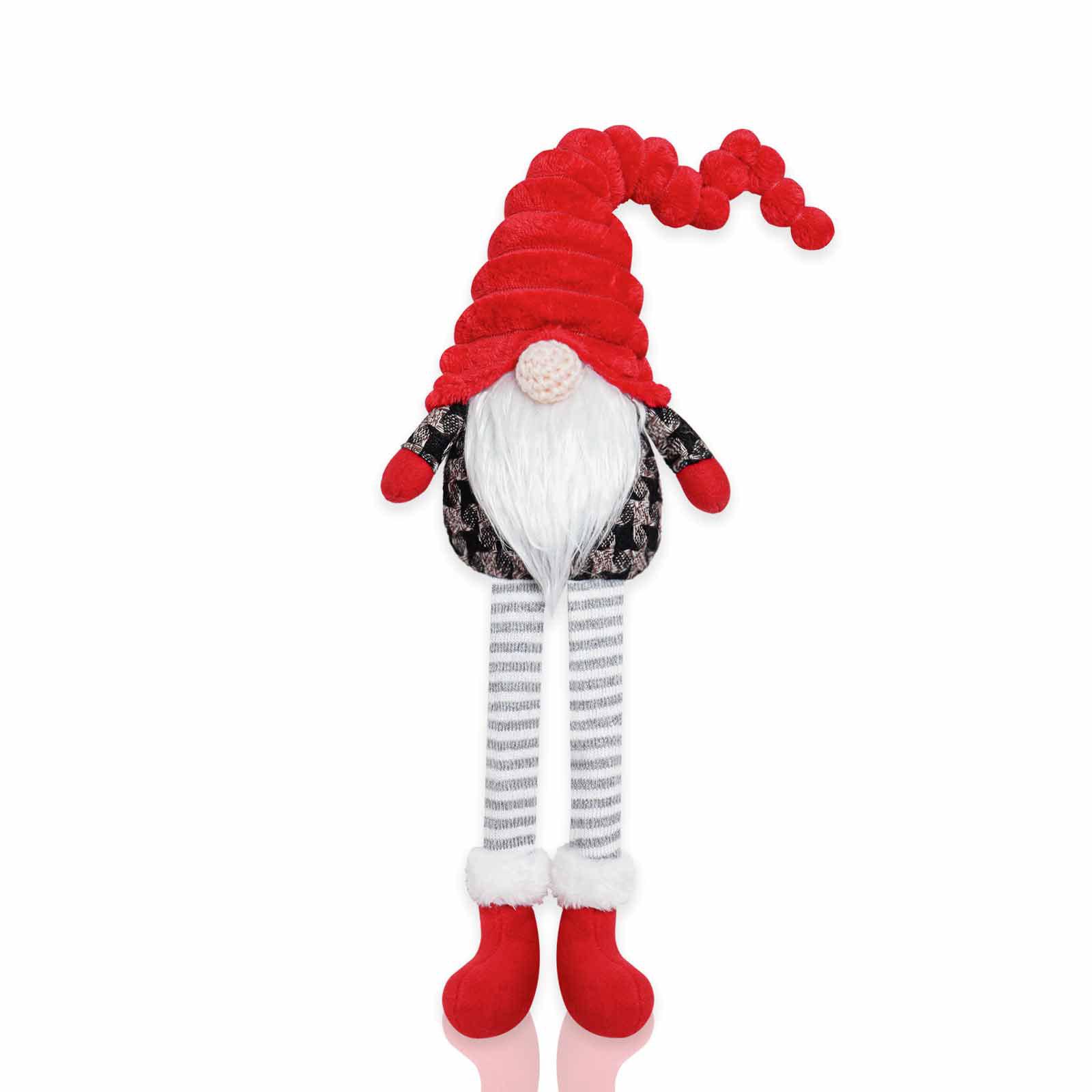 Adorable Valentine s Day Heart Gnome Doll Decoration красный